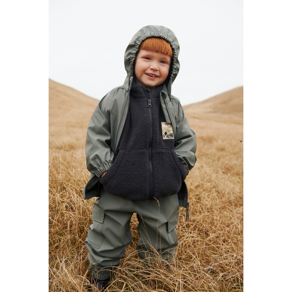 Wheat Thunder Sky Rainwear Groa Pants