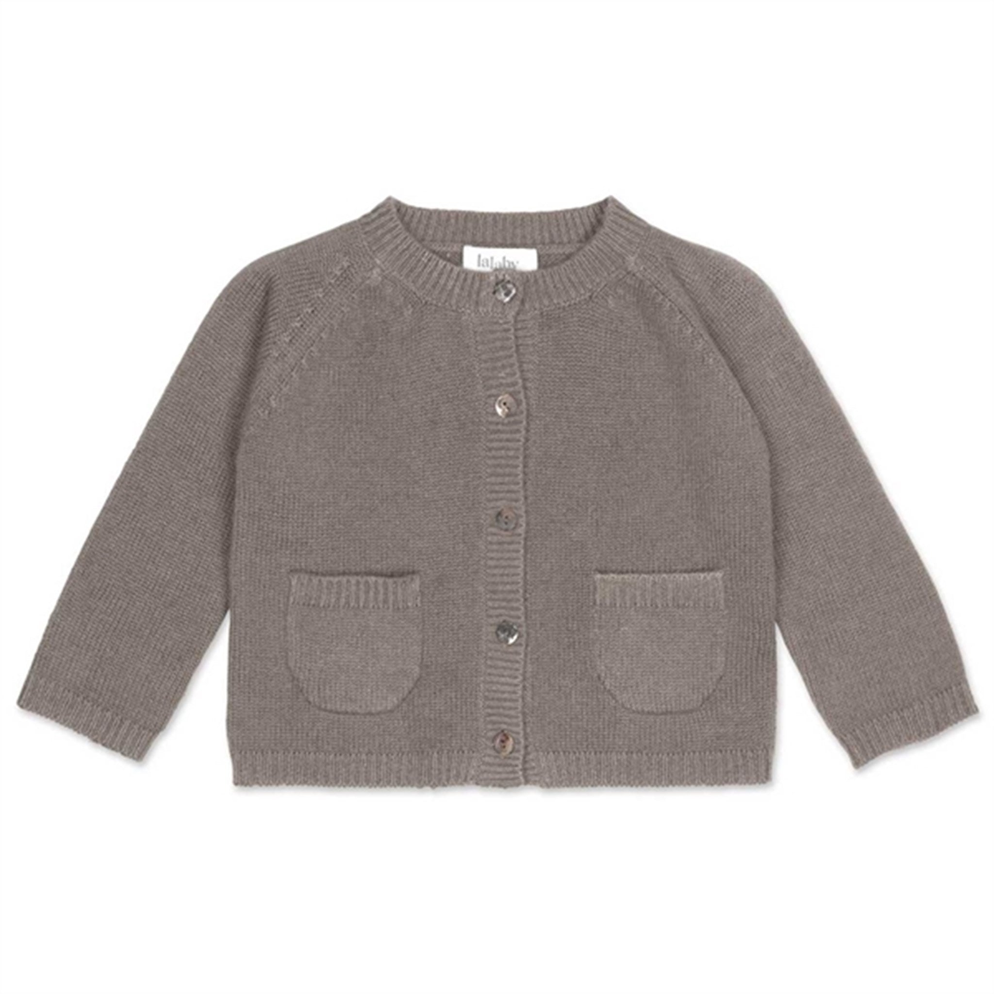 lalaby Brown Cashmere Bobbie Cardigan