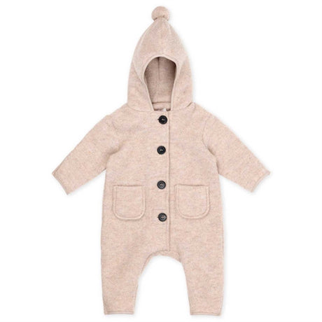 lalaby Oat Melange Teddy Onesie