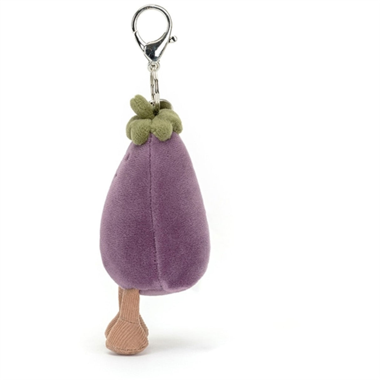 Jellycat Vivacious Vegetable Aubergine Bag Charm 12 cm