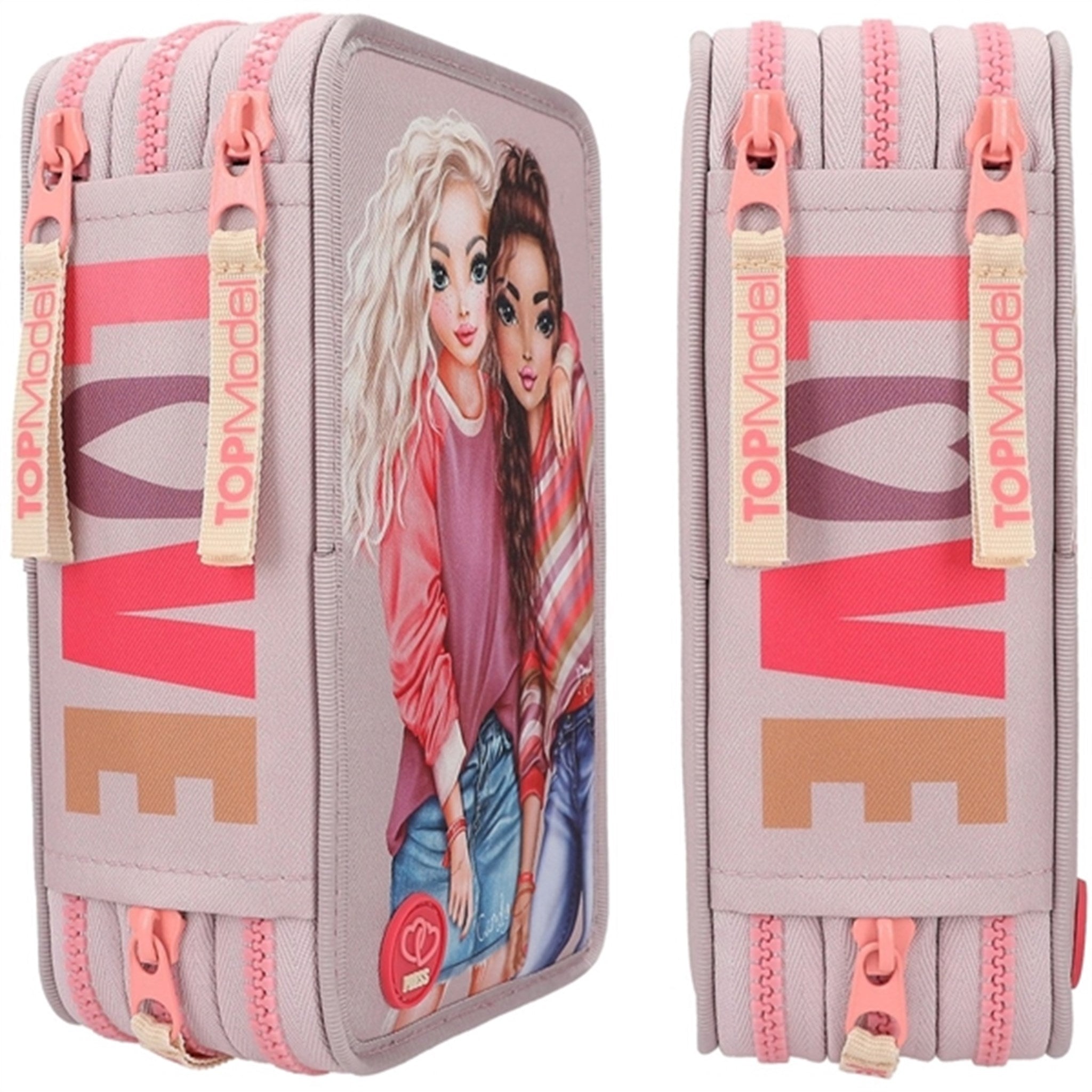 TOPModel Trippel Pencil Case with LED Best Friends 4