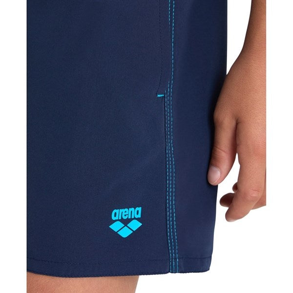 Arena Beach Boxers Solid R Navy-Turquoise 5