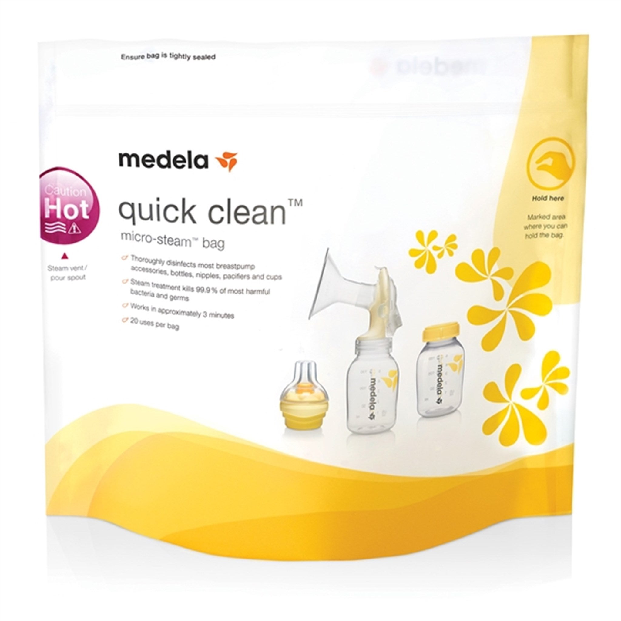 medela Quick Clean Bags For Microwave, 5 pcs. 4