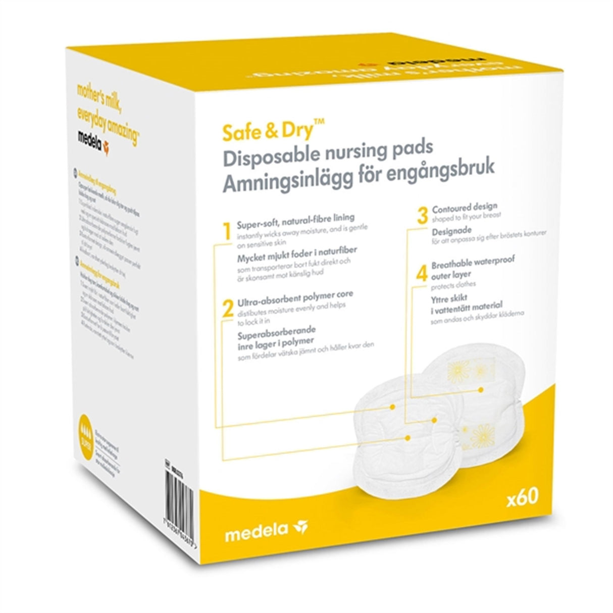 medela Nursing Pad Disposable 60 pcs 3