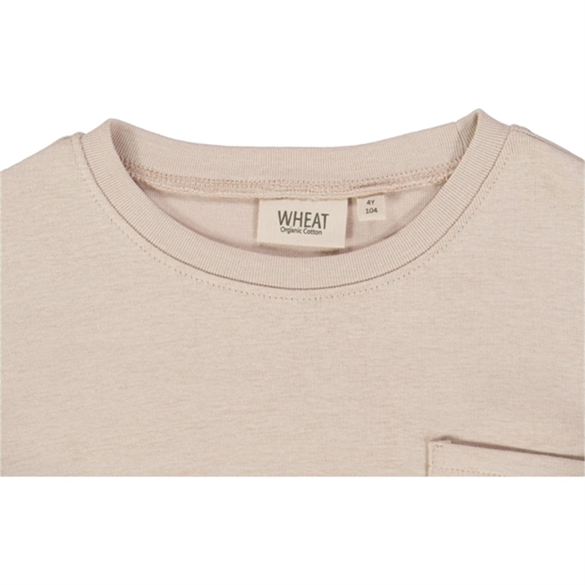 Wheat Pale Lilac Ladybug Embroidery T-shirt 2
