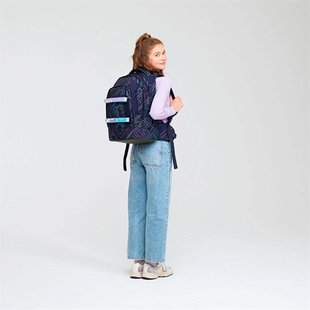 Satch Pack School Bag Purple Laser 2