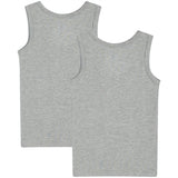 Hust & Claire Light Grey Melange Flicka Undershirt 2-pak