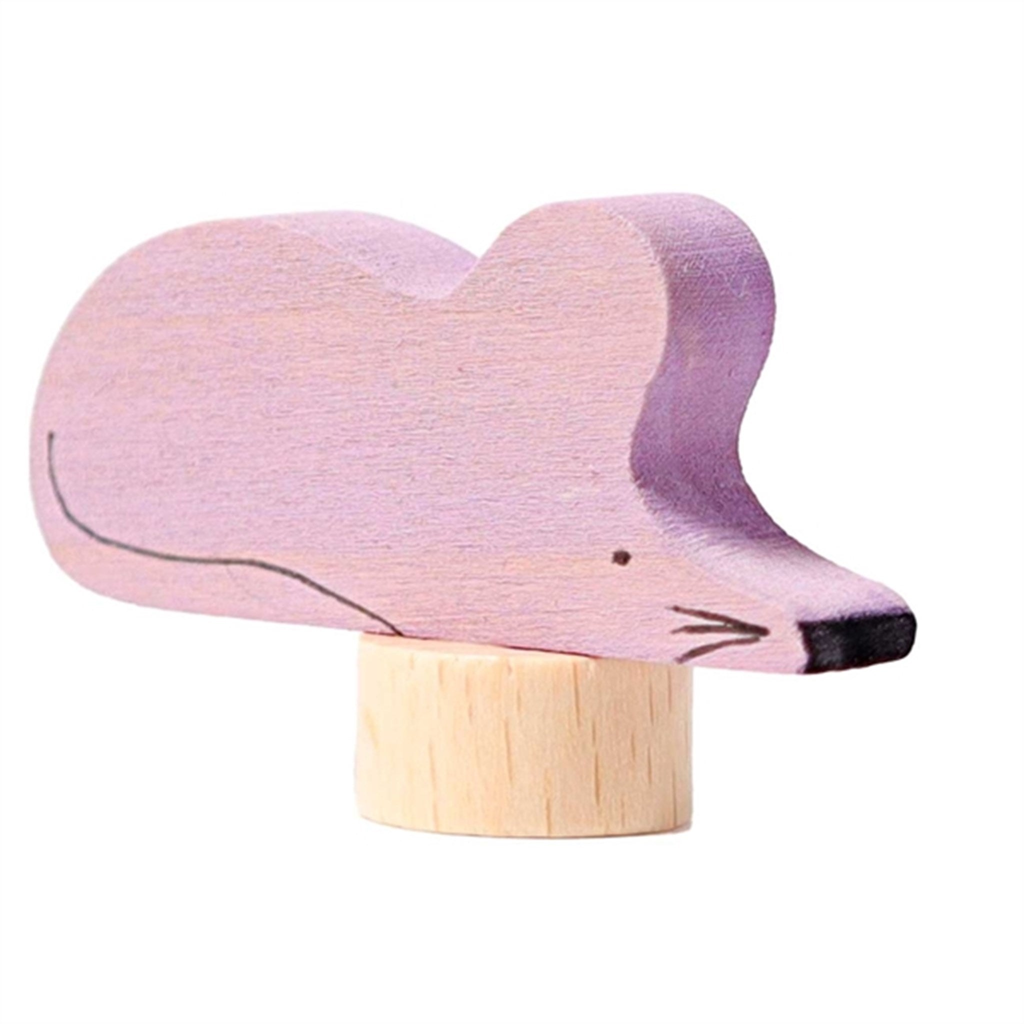 GRIMM´S Decorative Figure Grey Violet Mouse