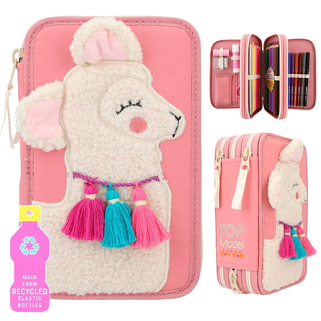 TOPModel Trippel Pencil Case Alpaca Cosy