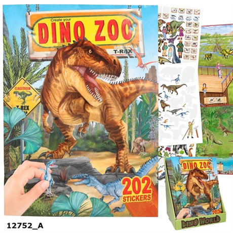 Dino World Magic Scratch Book