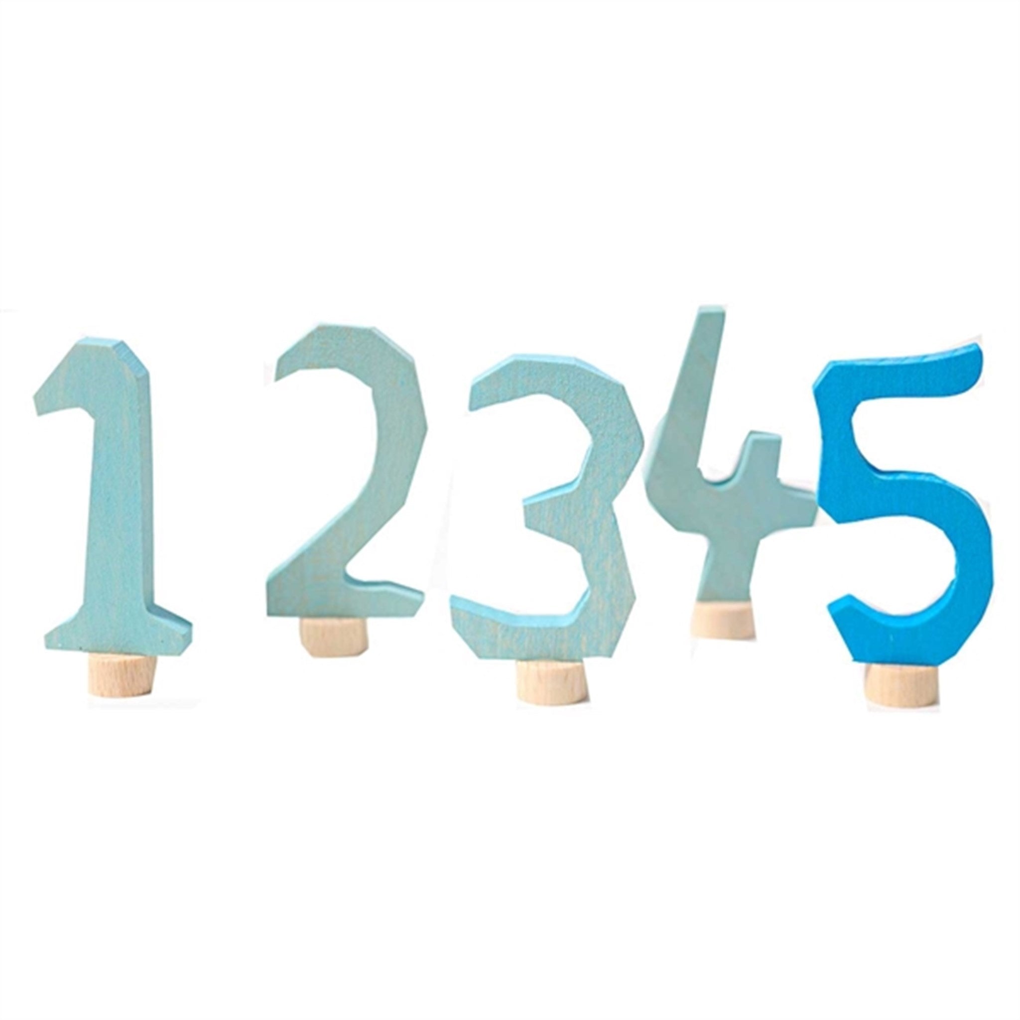 GRIMM´S Blue Decorative Numbers 1-5