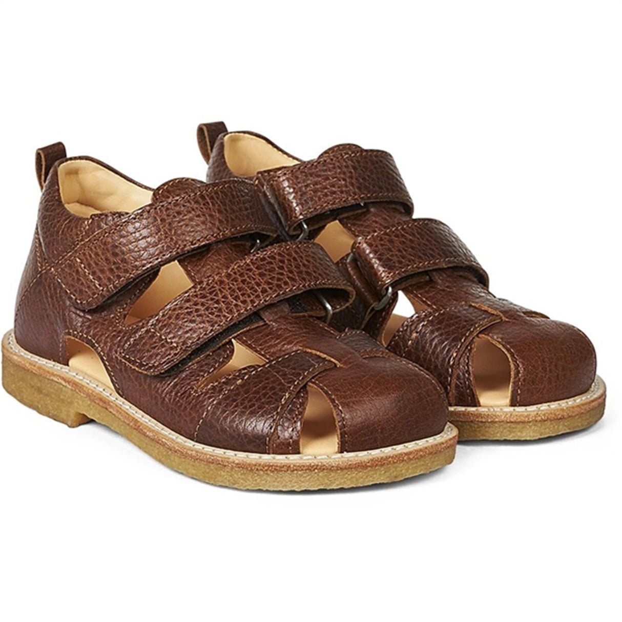Angulus Sandal W. Velcro Medium Brown