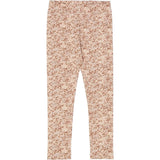 Wheat Pale Lilac Flowers Jersey Leggings