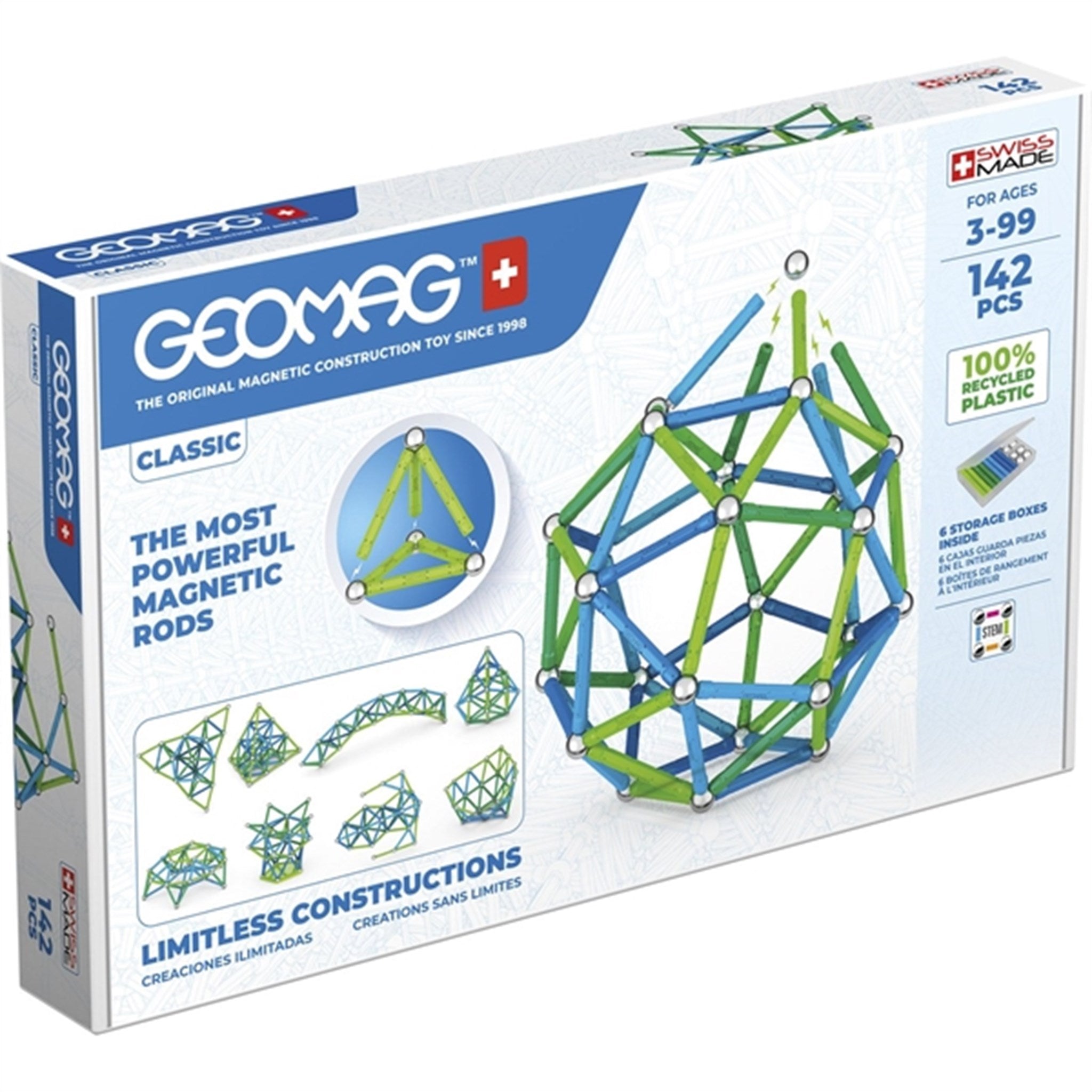 Geomag Classic Recycled 142 pcs