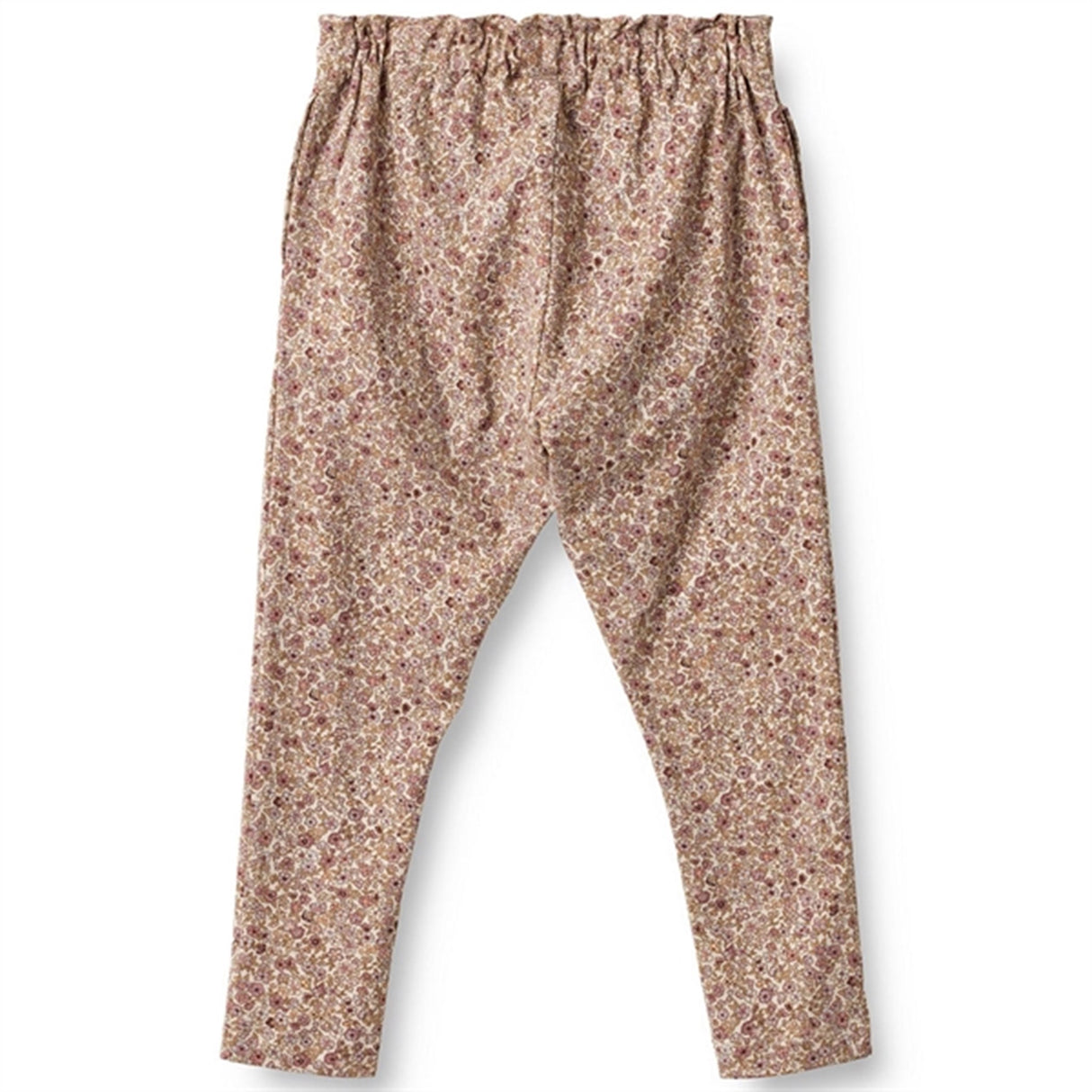 Wheat Grey Rose Flowers Malika Soft Pants 3