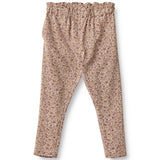 Wheat Grey Rose Flowers Malika Soft Pants