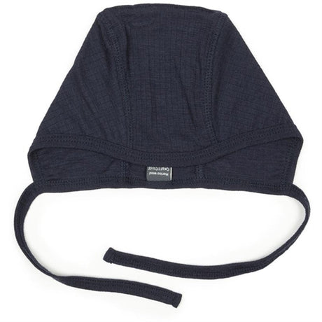 Smallstuff Wool Drop Needle Baby Helmet Navy