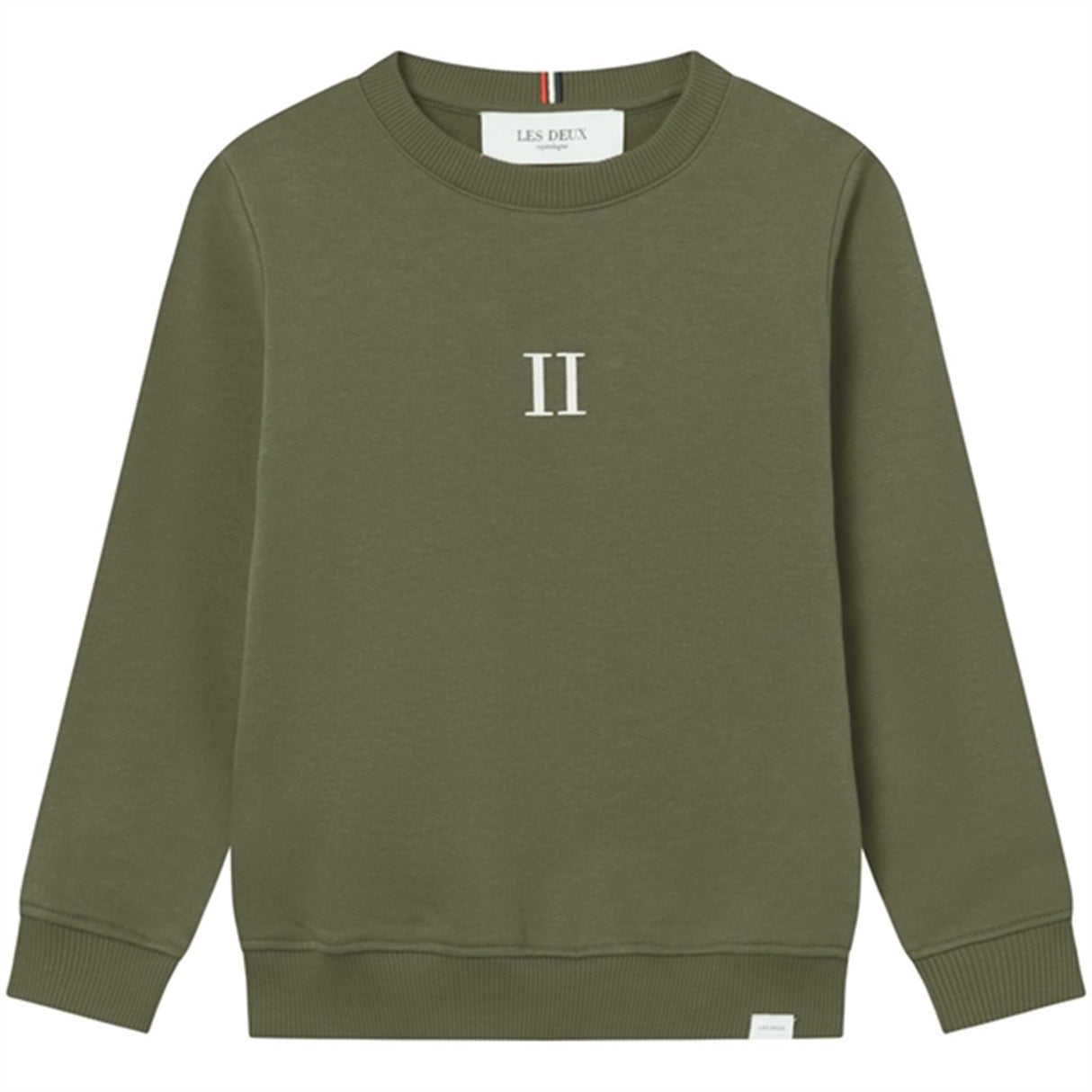 Les Deux Kids Olive Night/Ivory Mini Encore Sweatshirt