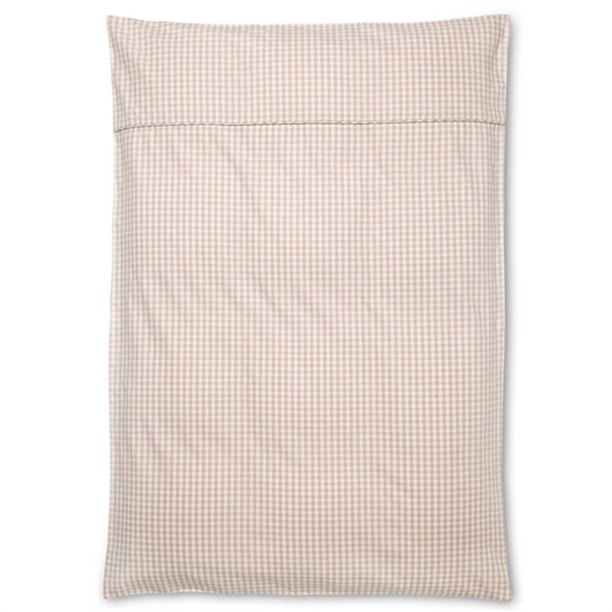 lalaby Beige Gingham Classic Bedding
