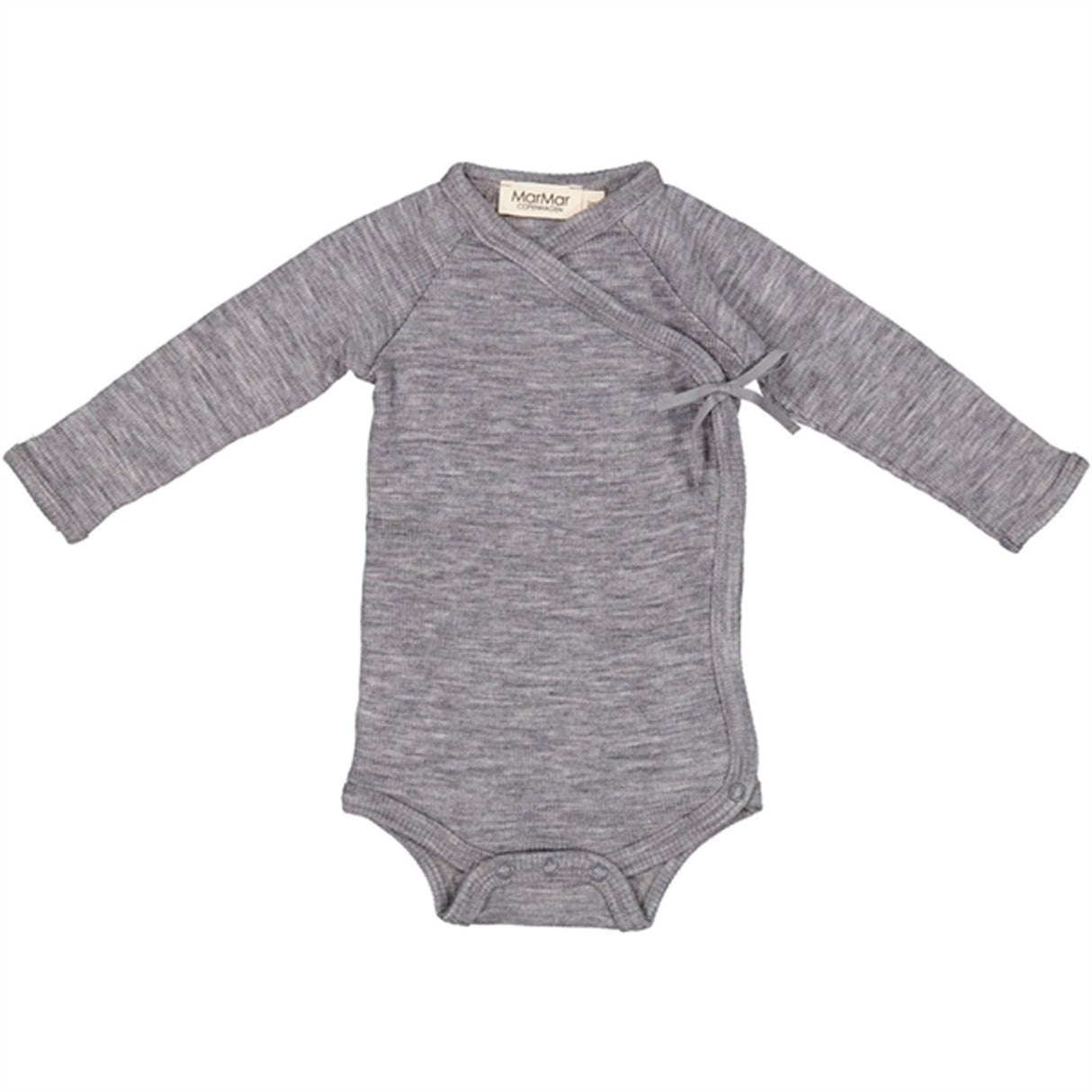 MarMar New Born Wool Rib Grey Melange Belita Body