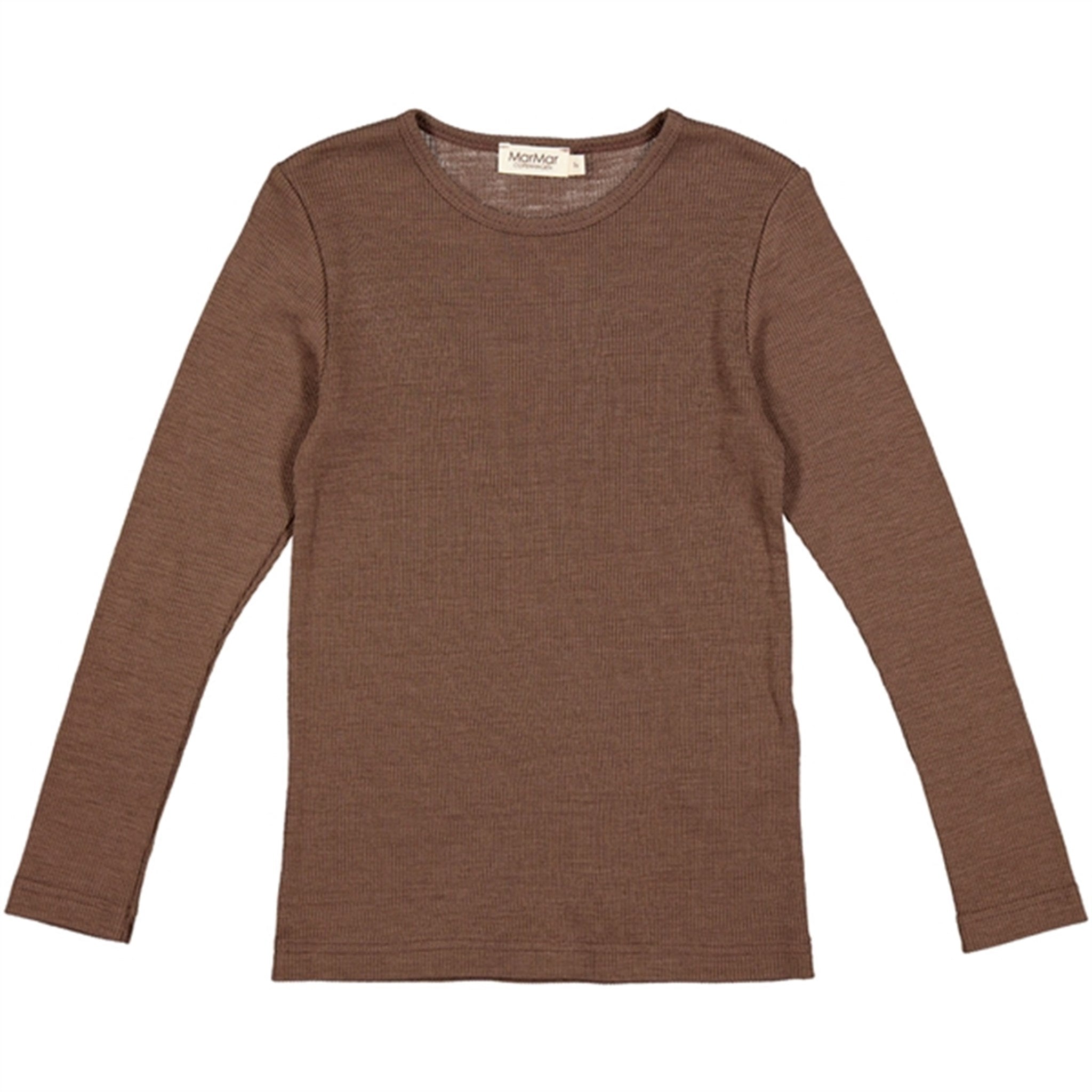 MarMar Wool Rib Grey Melange Tamra T-shirt LS