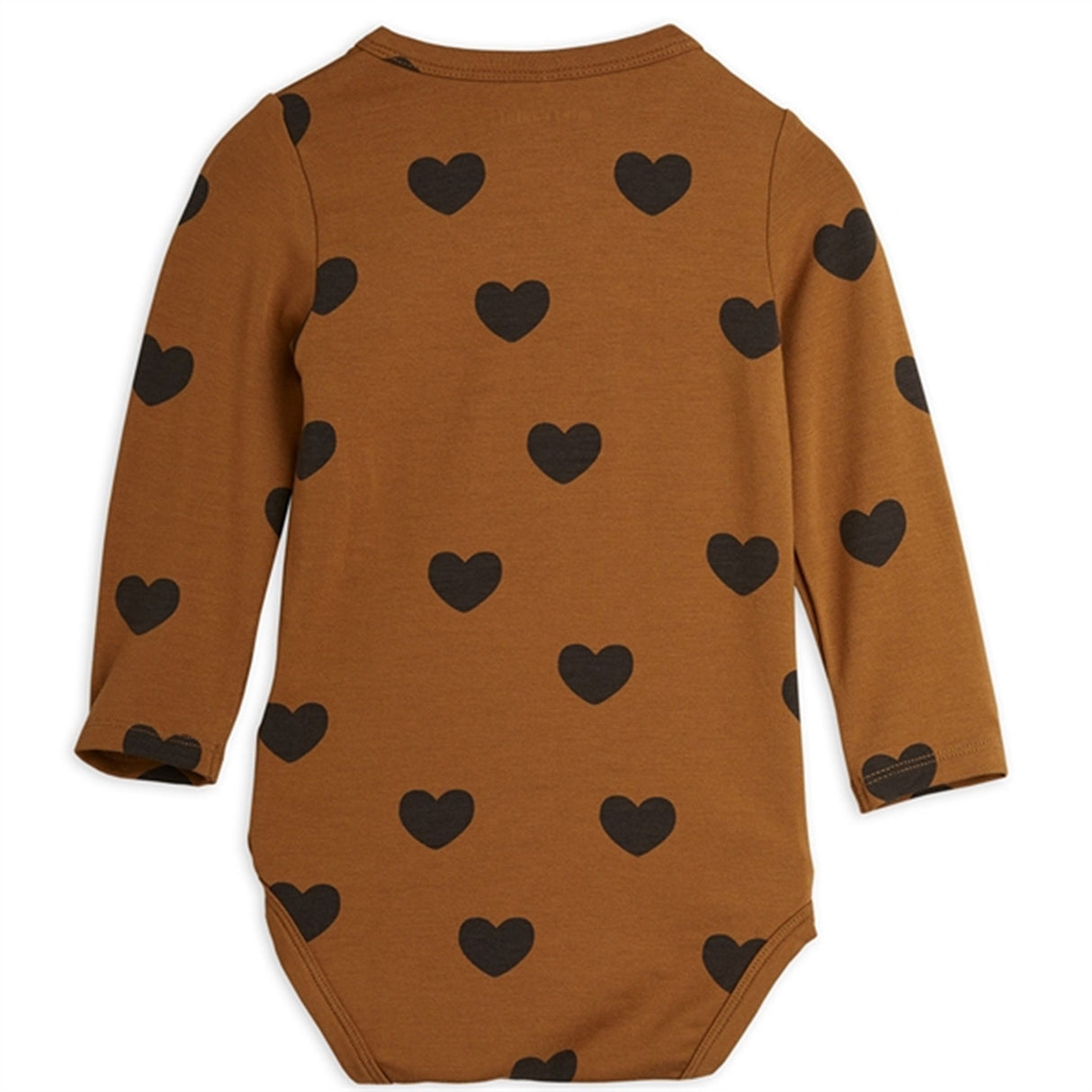 Mini Rodini Basic Hearts Brown Body