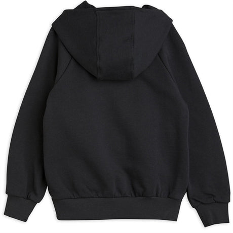 Mini Rodini Basic Solid Zip Hoodie Black 2