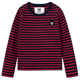 Wood Wood Navy/Red Stripes Kim Blouse