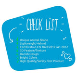 Crazy Safety Shark Bicycle Helmet Grey