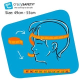 Crazy Safety Chipmunk Bicycle Helmet Brown