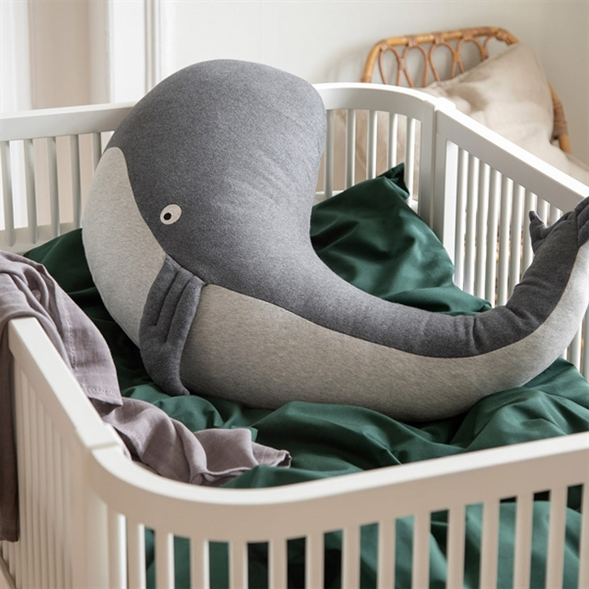 Sebra Nursing Pillow Marion Grey The Whale