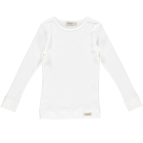 MarMar Modal Tee Plain LS Gentle White