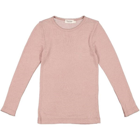 MarMar Wool Pointelle Burnt Rose Tamra T-shirt LS