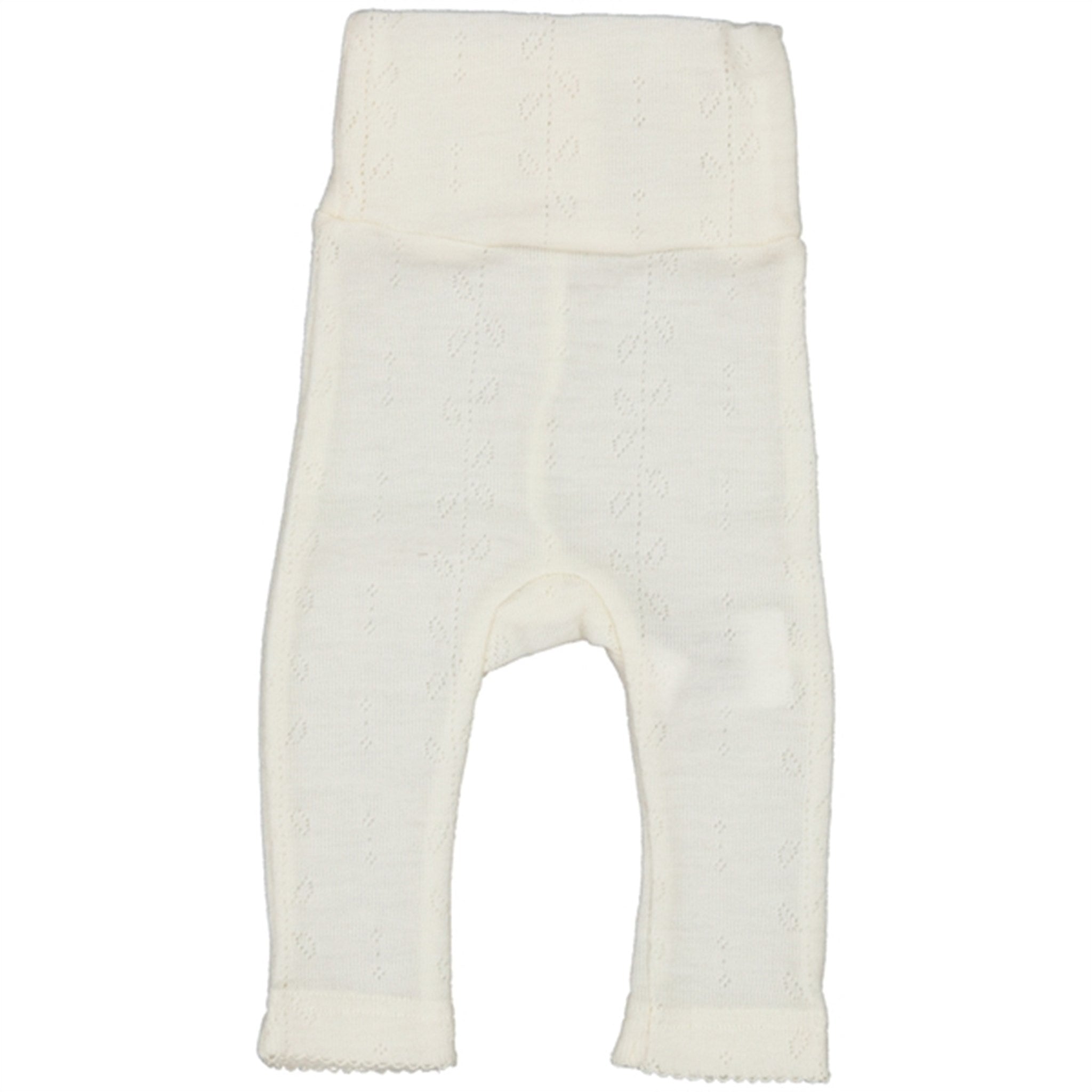 MarMar New Born Wool Pointelle Natural Piva Pants