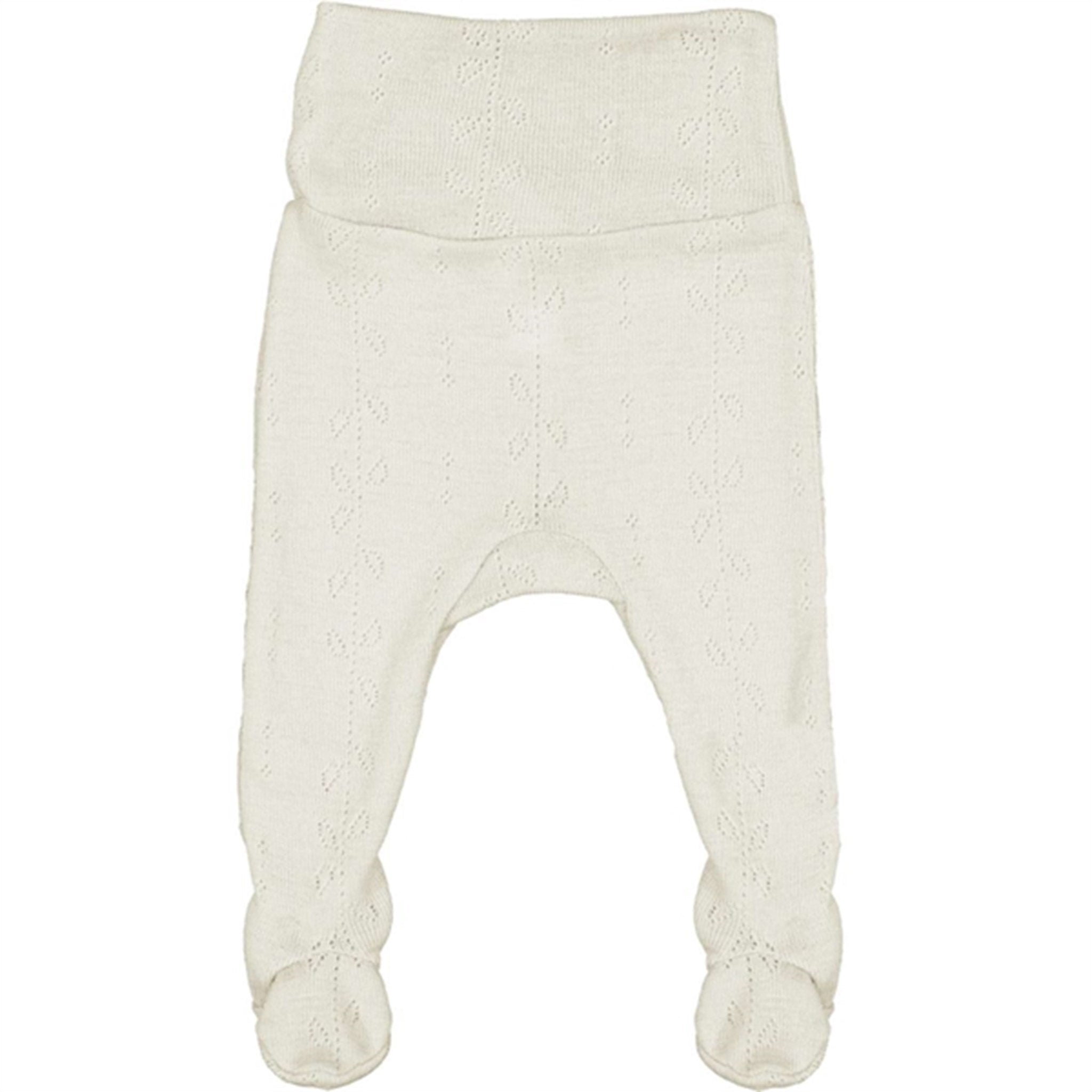 MarMar New Born Wool Pointelle Natural Pixa Pants