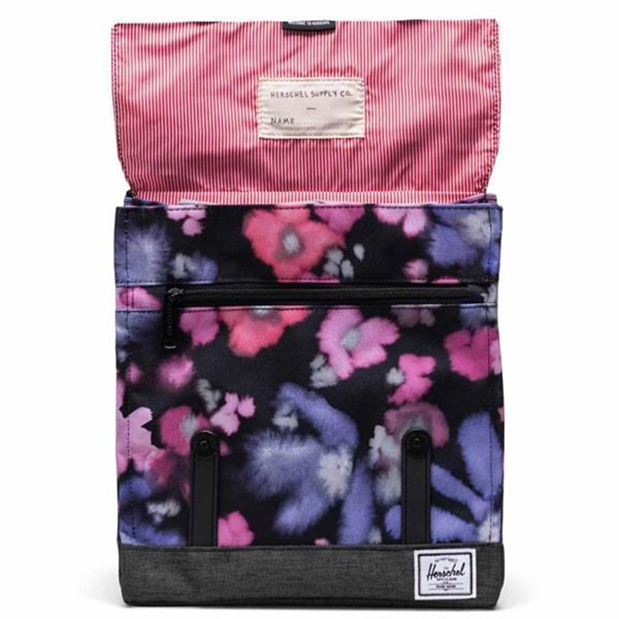 Herschel Survey Kids Backpack Blurry Floral/Black Crosshatch 4