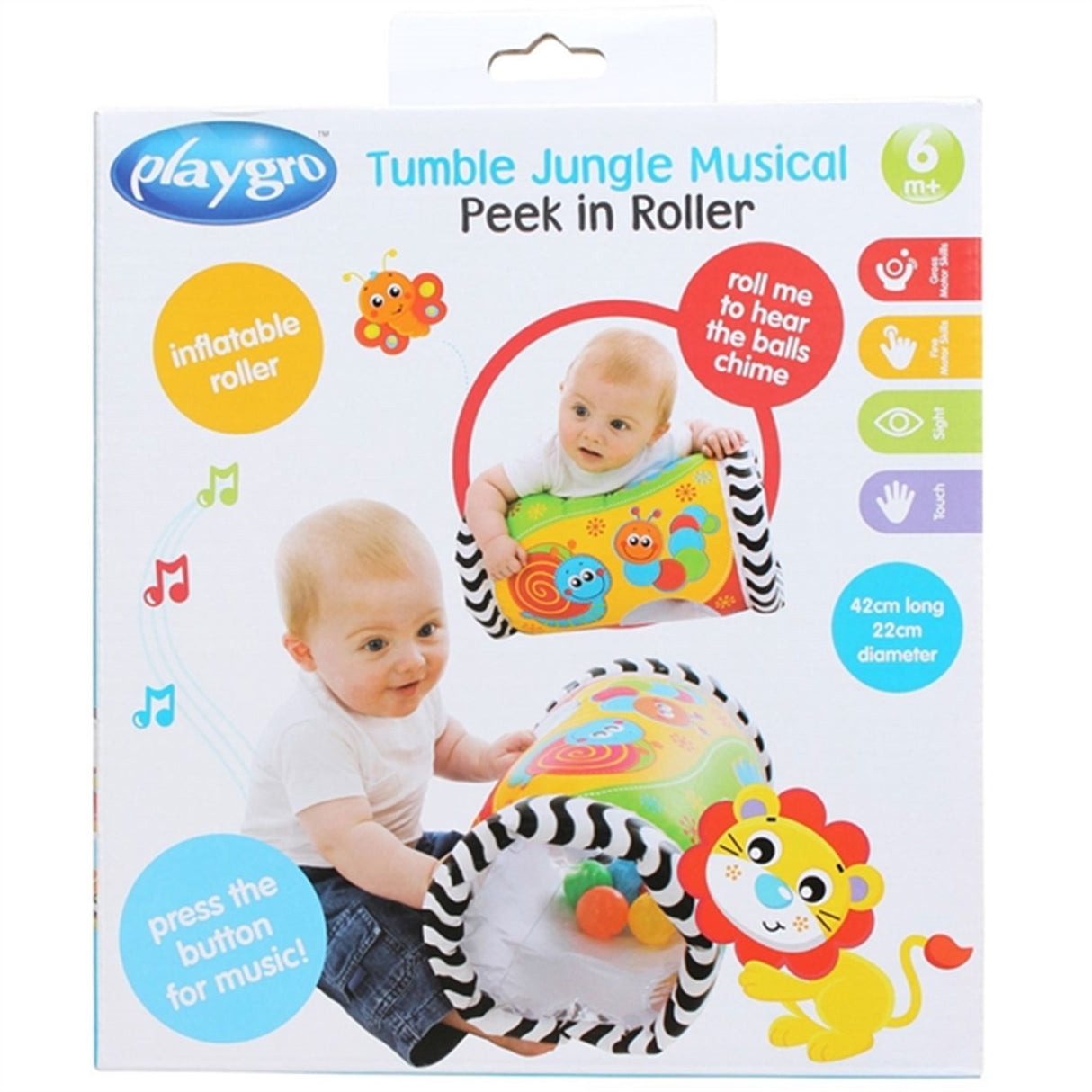 Playgro Tumble Jungle Musical Roller