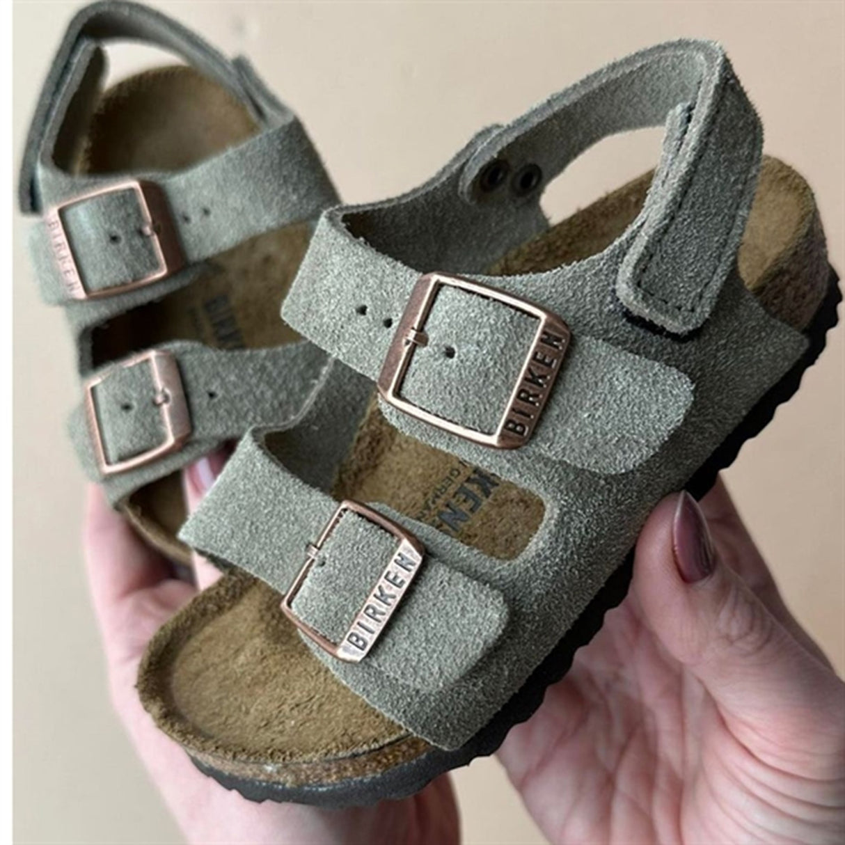 Birkenstock Milano HL Kids VL Taupe Sandal