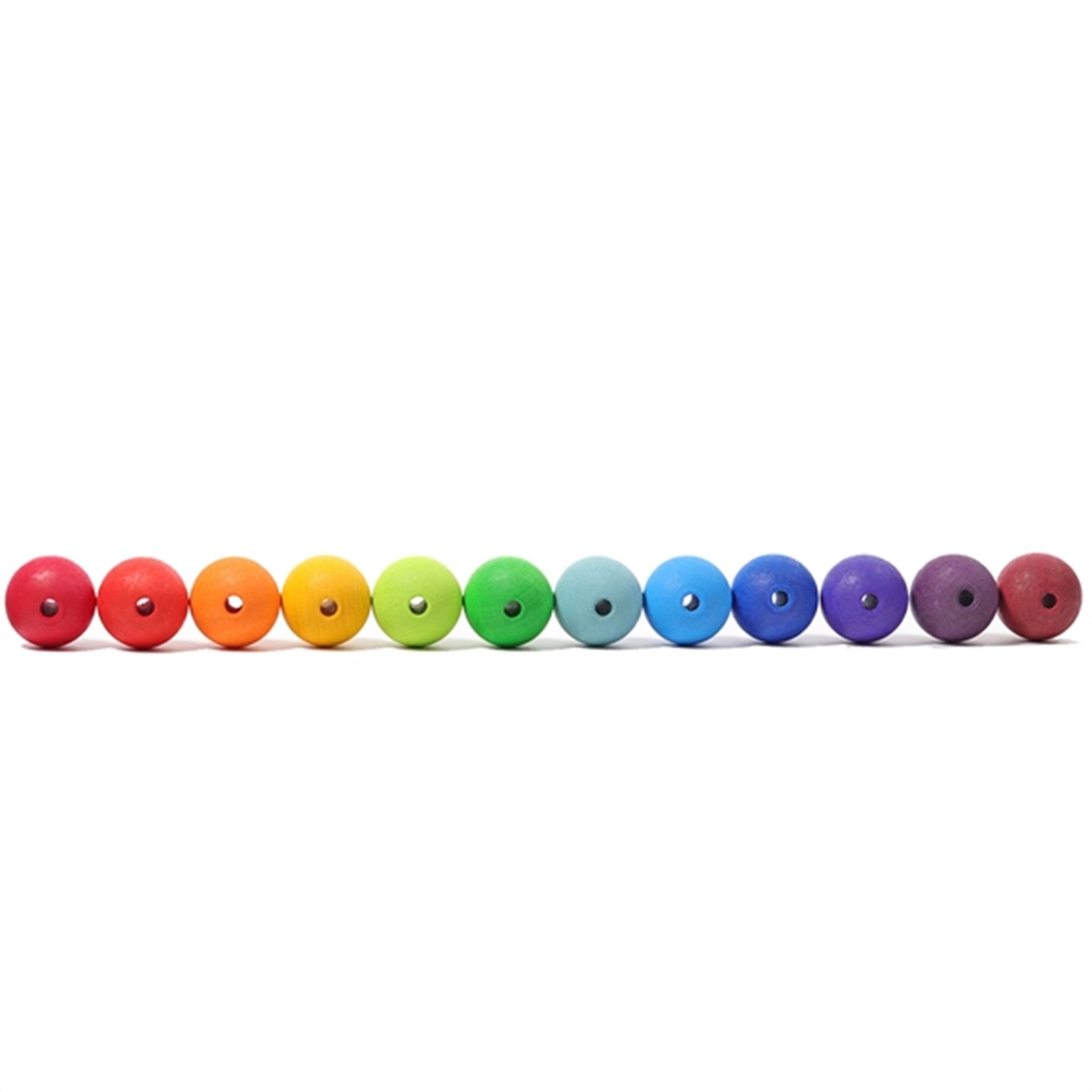 GRIMM´S Wooden Beads Large 36 pcs Rainbow 2