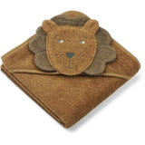 Liewood Augusta Hooded Towel Lion/golden caramel mix