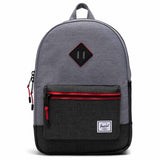Herschel Heritage Youth Backpack Mid Grey Crosshatch/Black Crosshatch