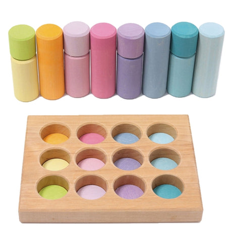 GRIMM´S Stacking Game Small Pastel Rollers