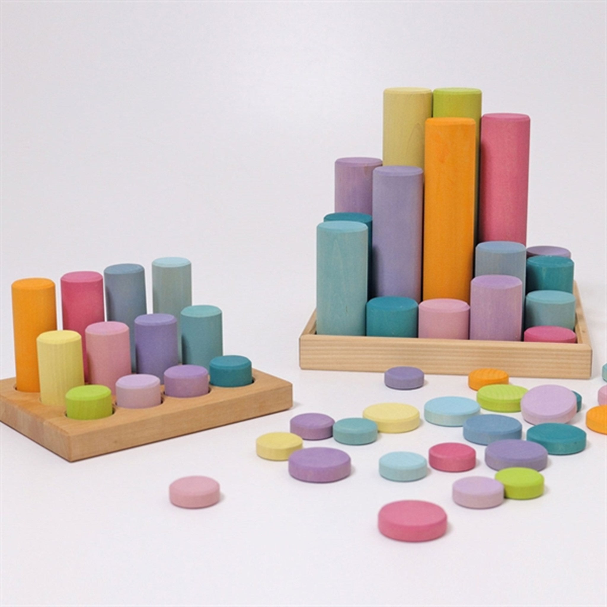 GRIMM´S Stacking Game Small Pastel Rollers 5