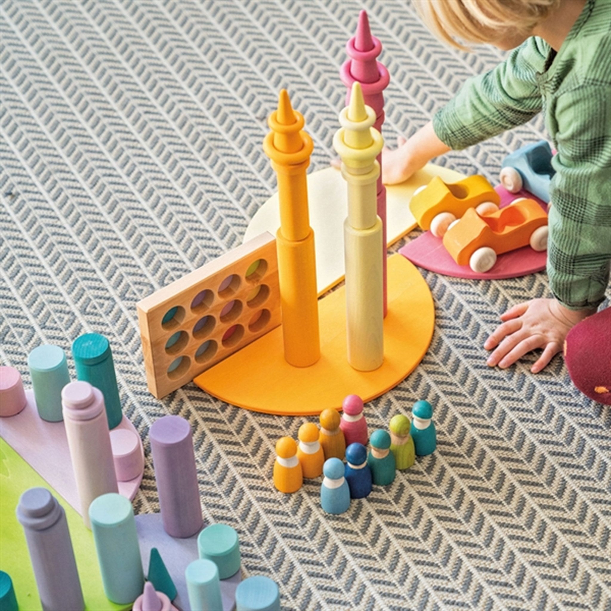 GRIMM´S Stacking Game Small Pastel Rollers 4