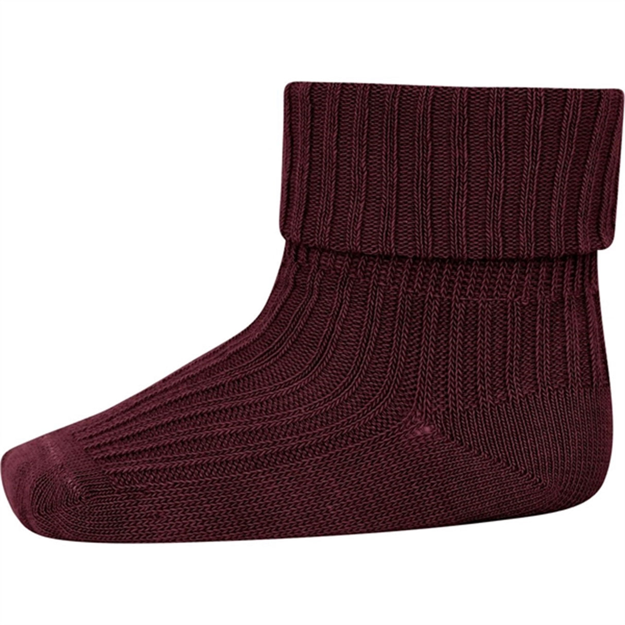 MP 533 Cotton Rib Baby Socks 36 Grape Skin