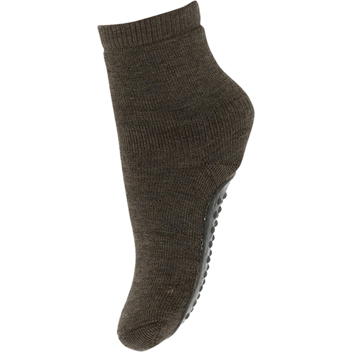 MP 7951 Wool Anstislip Socks Brown Melange 2
