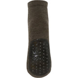 MP 7951 Wool Anstislip Socks Brown Melange 3
