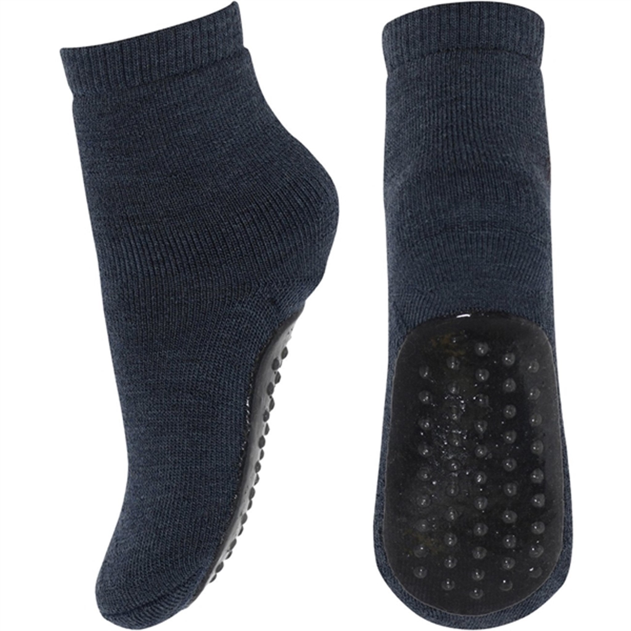 MP 7951 Wool Anstislip Socks Dark Denim Melange