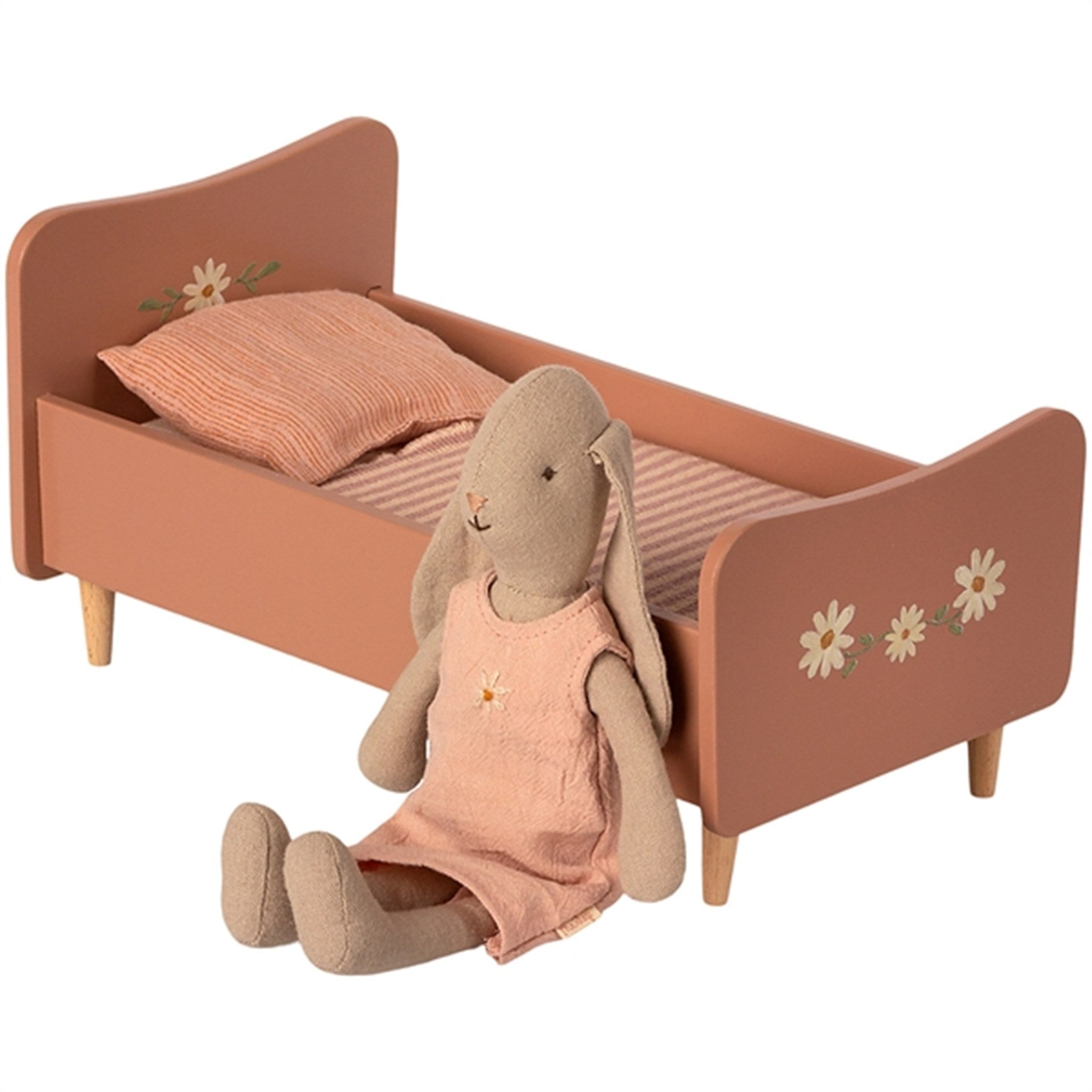 Maileg Wooden Bed Mini Rose 2