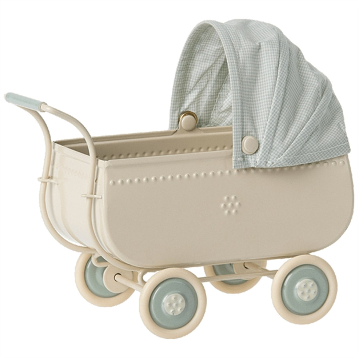 Maileg Micro Pram Blue